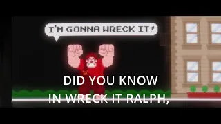 Did You Know In WRECK IT RALPH.... #Shorts  #Wreckitralph