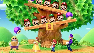 Mario Party Superstars Minigames - Waluigi vs Mario vs Wario vs Daisy (Master Difficulty)