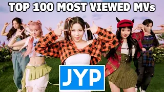 [TOP 100] Most Viewed JYP Music Videos (May 2023)