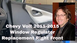 Chevy Volt Window Regulator Replacement 2011-2015 Right Front