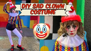 Come Get Ready with me DIY CLOWN COSTUME