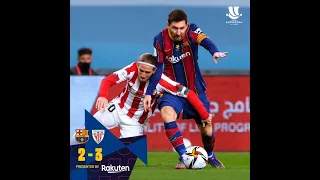 DOWNFALL OF BARCA VS ATHLETIC BILBAO 01.17.21 Messi red card HIGHLIGHTS