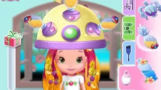 Strawberry Shortcake Holiday Hair World Fashion Game Hairstyle Makeover Gameplay kids budge studios