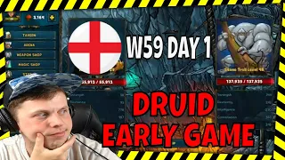 Druid vs EARLY DUNGEONS ☺ W59 SERVERSTART DAY 1 ☺ Shakes and Fidget