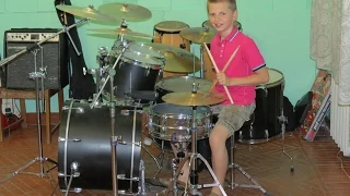 Mark Ronson - Uptown Funk ft. Bruno Mars - Drum Cover - Drummer Daniel Varfolomeyev 11 years