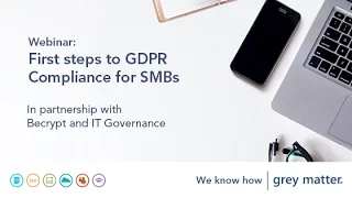 Webinar recording: First steps to GDPR Compliance for SMBs