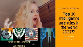 Top 10 intelligence agencies in the world 2021 | Australian Reaction | ISI | MOSSAD | RAW |MI6 | CIA