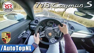 Porsche 718 Cayman S POV Test Drive by AutoTopNL