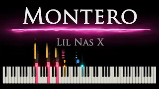 LIL NAS X | CALL ME BY YOUR NAME / Montero ► Tutorial Solo Piano Visualizer 🎹 Marc Auguste Bonaparte