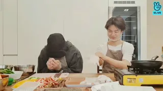 [BTS VLIVE] Today we're gimbap chefs