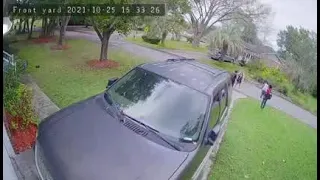 Ring doorbell video shows juveniles assaulted by woman (provided)