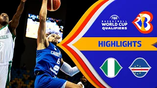 🇳🇬 NGR vs. 🇨🇻 CPV | Basketball Highlights - #FIBAWC 2023 Qualifiers