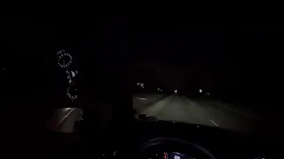Audi Q5 night drive