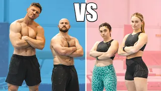 Couples Gymnastics Challenge (ft. Steve Cook & Morgan Moroney)