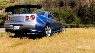 ||PAUL WALKER'S NISSAN SKYLINE R34|| FORZA HORIZON 5 GAMEPLAY 1080P 60 FPS