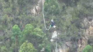 MAH06066 Bungie jumping at Tsitsikamma