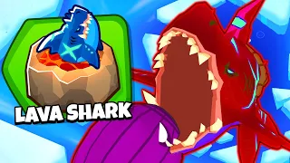 The Tier 10 LAVA Megalodon in BTD 6!