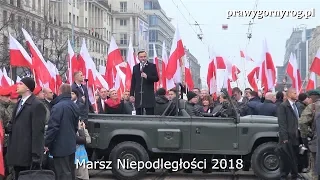 Marsz Niepodległości 2018 - Przemówienie Prezydenta Andrzeja Dudy
