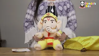 Panda's Box | Mantra Chanting Ganesha Soft Toy