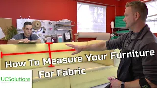 Measuring for New Fabric and Furniture Teardown - How to Reupholster a Sofa | Episode 1