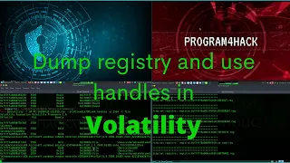 11) Digital Forensic Volatility Dumpregistry and handles | Ram Analysis