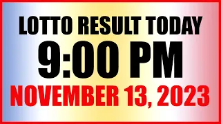 Lotto Result Today 9pm Draw November 13, 2023 Swertres Ez2 Pcso