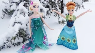 Мультик с куклами Анна и Эльза. Холодное торжество Anna Elsa Cold celebration Doll Frozen