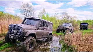 #OFFROAD по ВЗРОСЛОМУ Samurai на вояках vs БАРС на Унимоговских vs ГАЗ-66 с мотором от IVECO 5.9td