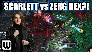 Starcraft 2: SCARLETT #1 ZERG HEX PLAYER?!