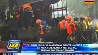 Tulong mula sa national government para sa mga nasalanta ng bagyo, tiniyak ng Malakanyang