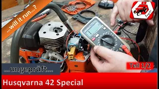 Manchmal ist man einfach zu doof 🙈 Will it run? Husqvarna 42 Special | Teil 1/2