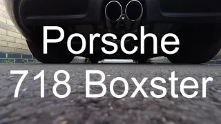 Porsche 718 Boxster 2017 exhaust sound