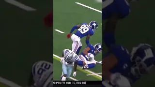 Saquon Barkley ANKLE INJURY! | #nfl #fantasyfootball #shorts #trending