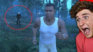 I Found SLENDERMAN In The WOODS.. (GTA 5 Mods)