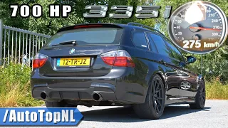 700HP BMW 335i E91 N54 | 100-200 ACCELERATION POV & SOUND by AutoTopNL