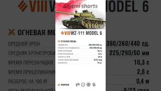 WZ-111 Model 6 - Новый премиум танк #shorts #wot #wotshorts