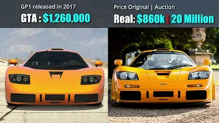 GTA V Car prices vs Real Life Car prices | All supercars