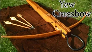 Making medieval 110 lbs yew crossbow