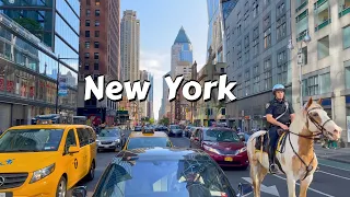 New York 4k Walking Tour - Manhattan Virtual Walk - USA NYC