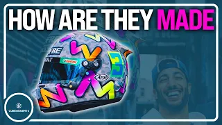 How are F1 driver helmets made?