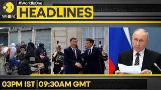 IDF: Evacuating 100,000 from East Rafah | China's Xi meets Macron in Paris  | WION Headlines