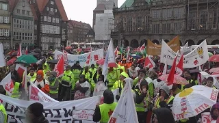 Warnstreik im öffentlichen Dienst