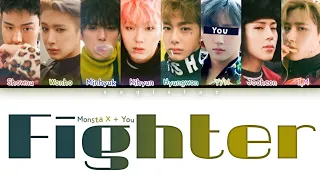 Monsta X (몬스타엑스) - 'Fighter' [8 Member Ver.] lyrics (color coded lyrics)