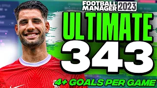 My ULTIMATE 3-4-3 | 4+ Goals Per Game & Quadruple's Won! | FM23 Tactics