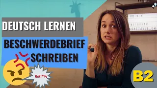 Deutsch lernen: B2 Beschwerdebrief schreiben