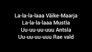 Pitsa - Tahmanägu (lyrics)