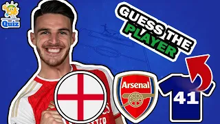 Guess the Football Player by Nationality, Club, and Jersey Number! |Foden, Rice, Osimhen|⚽✔🏆