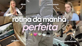 ROMANTIZANDO A MINHA ROTINA DA MANHÃ | 6am morning routine + muita produtividade ✨💗