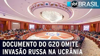 Por consenso, documento do G20 omite invasão russa na Ucrânia | SBT Brasil (09/09/23)