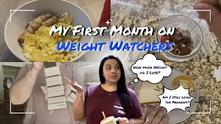 My First Month on Weight Watchers 2023 | Did I Lose Weight?